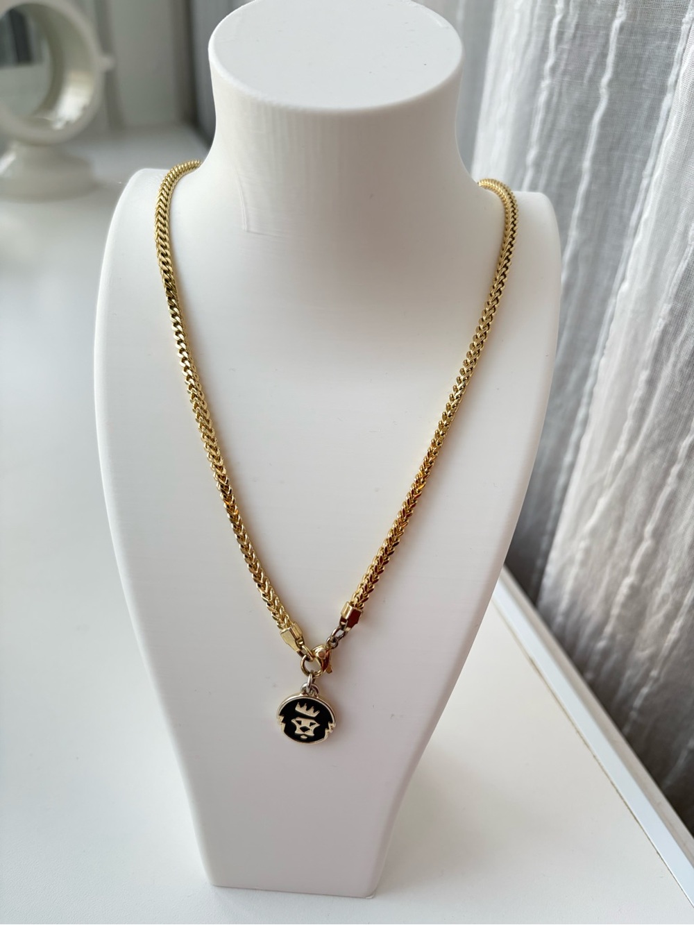 King Ice Gold Lion King Pendant 24" Necklace Chain Streetwear Hip Hop Bling Y2K
